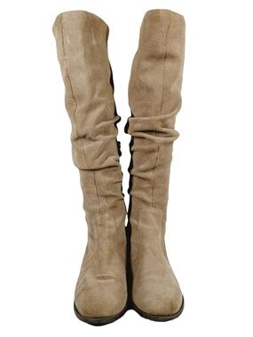 Steve Madden Genuine Tan Suede Knee High Boots
